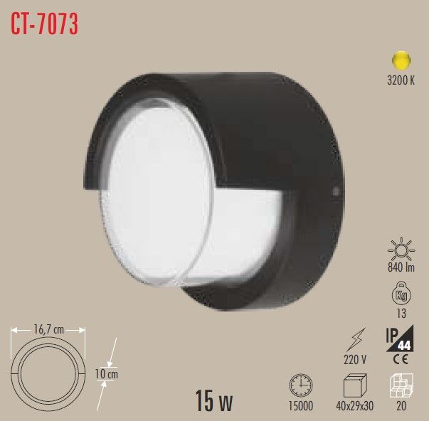 CATA CT-7073 15W Dekoratif Aplik Günışığı