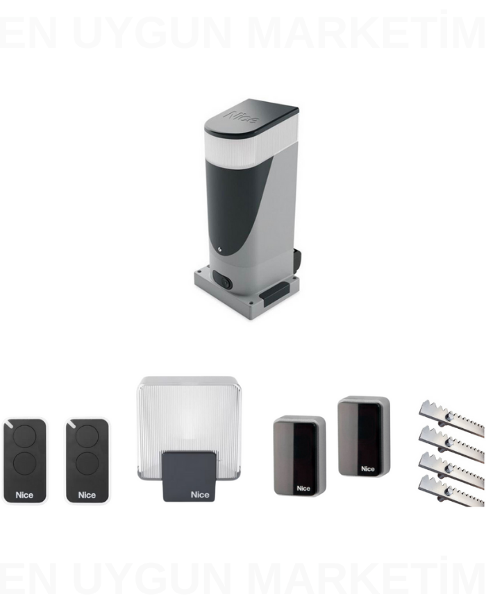 Nice Slight 400 Yana Kayar Kapı Motoru Kit Paket